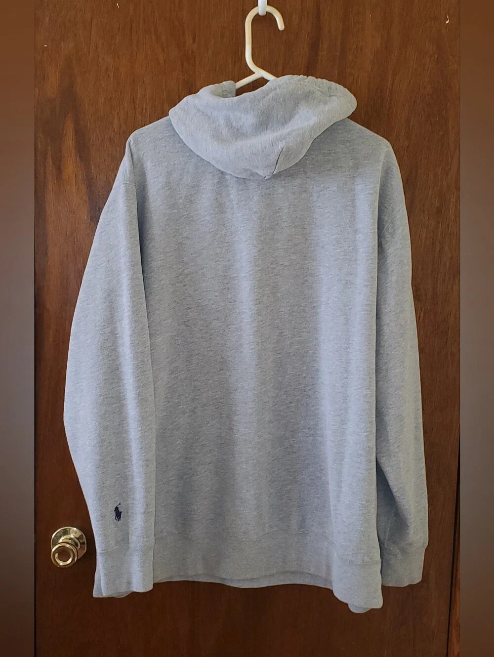 Polo Ralph Lauren Gray Big Logo Hoodie Sz 2xl